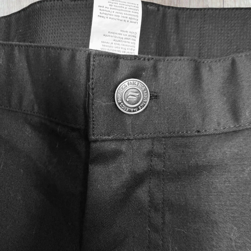 Fabletics The High Side Chino (Slim Fit) Pants Black 36 x 32 New
